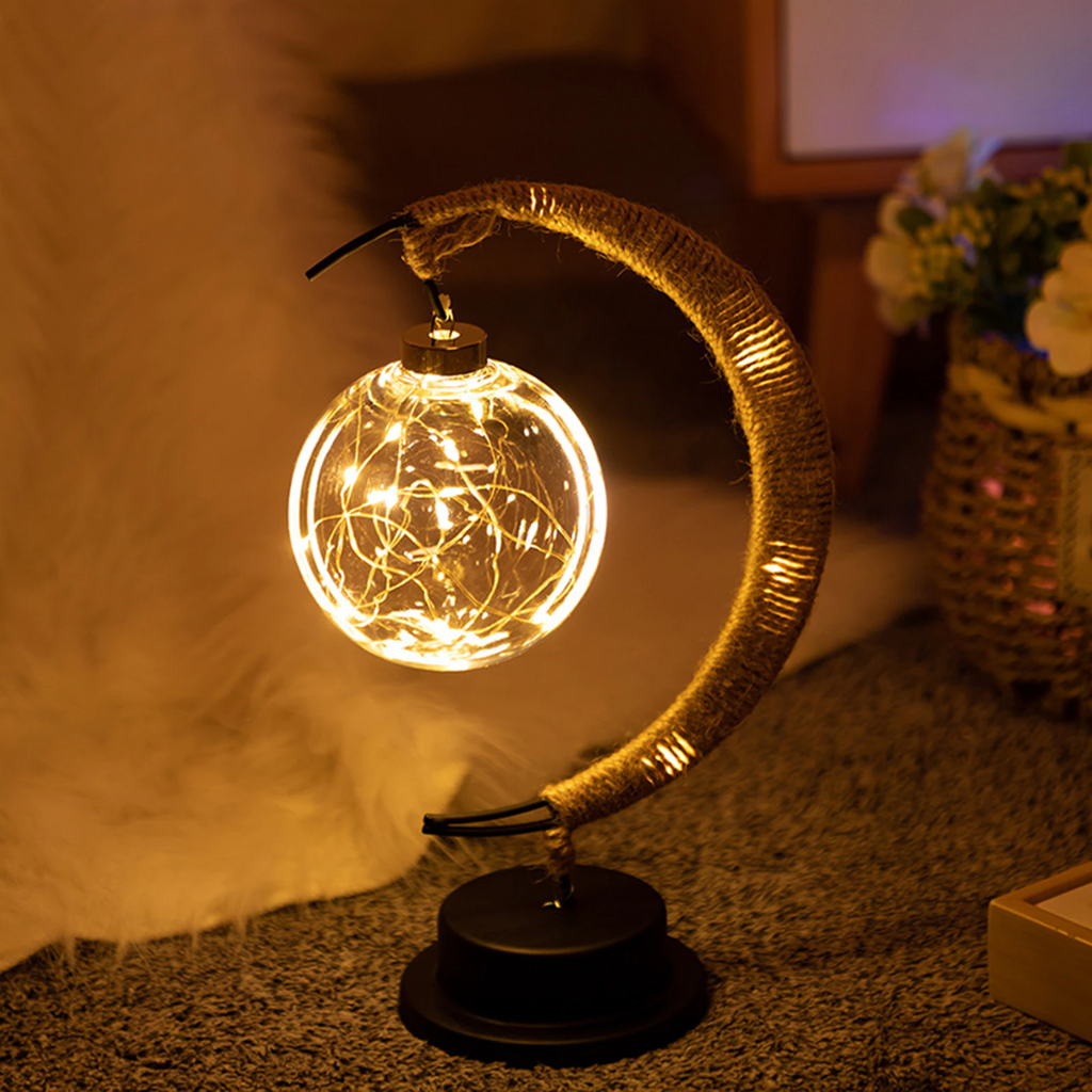 LunaGlow Moon Table Lamp