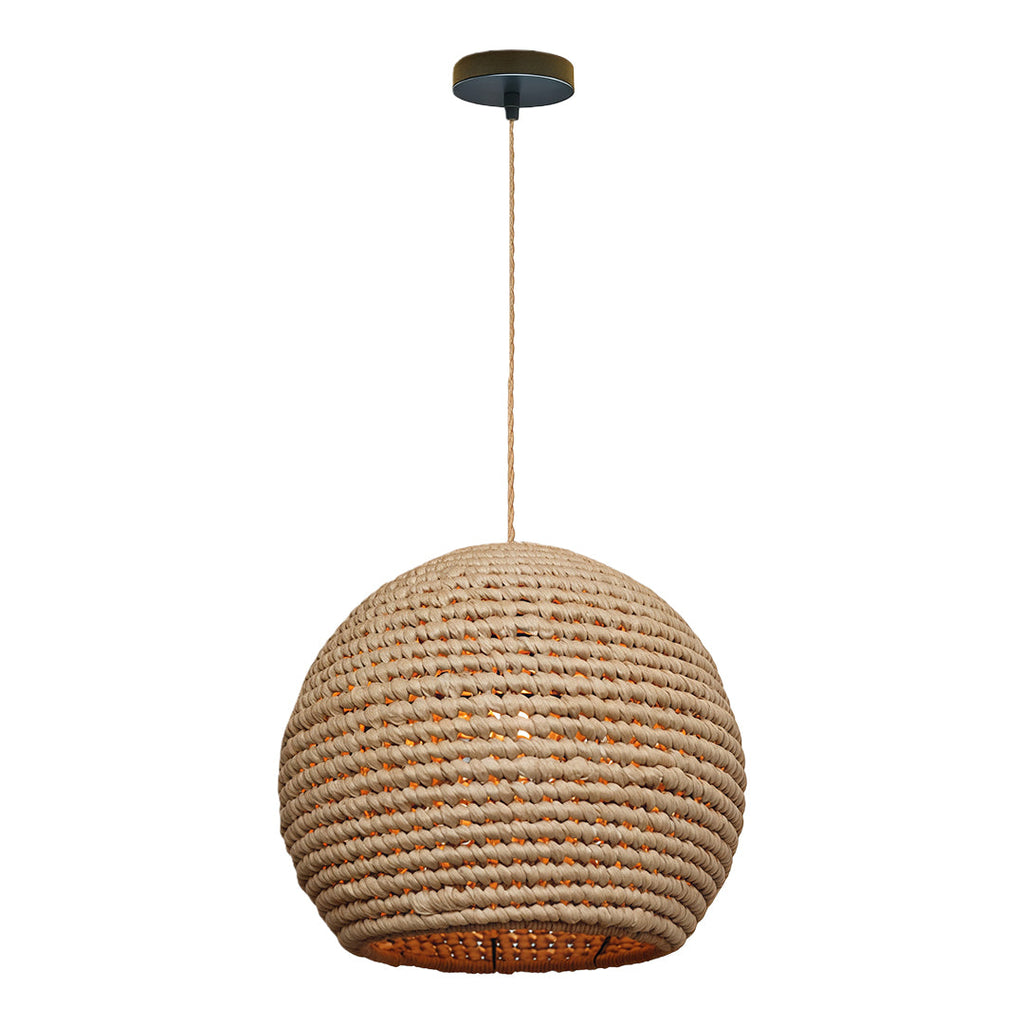 Japanese Raffia Zen Paper Pendant Light
