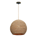 Japanese Raffia Zen Paper Pendant Light