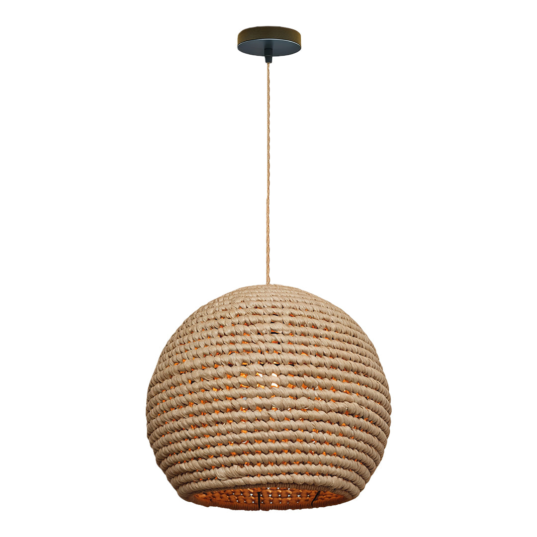 Japanese Raffia Zen Paper Pendant Light