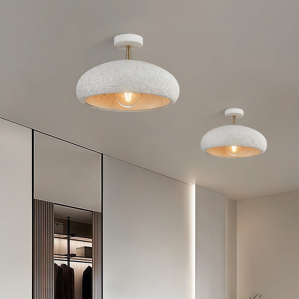 Kanso Wabi-Sabi Semi-Flush Mount