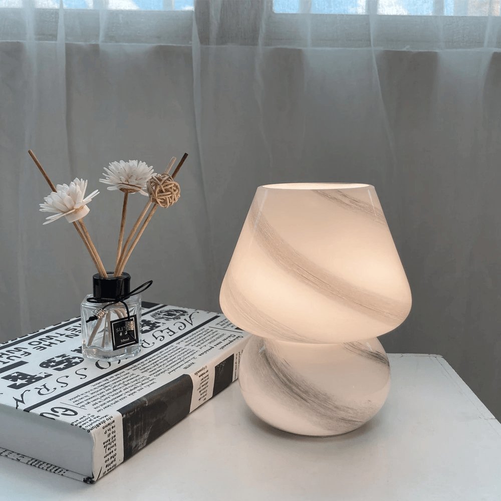 GlowShroom Hand-Blown Glass Lamp - view 2
