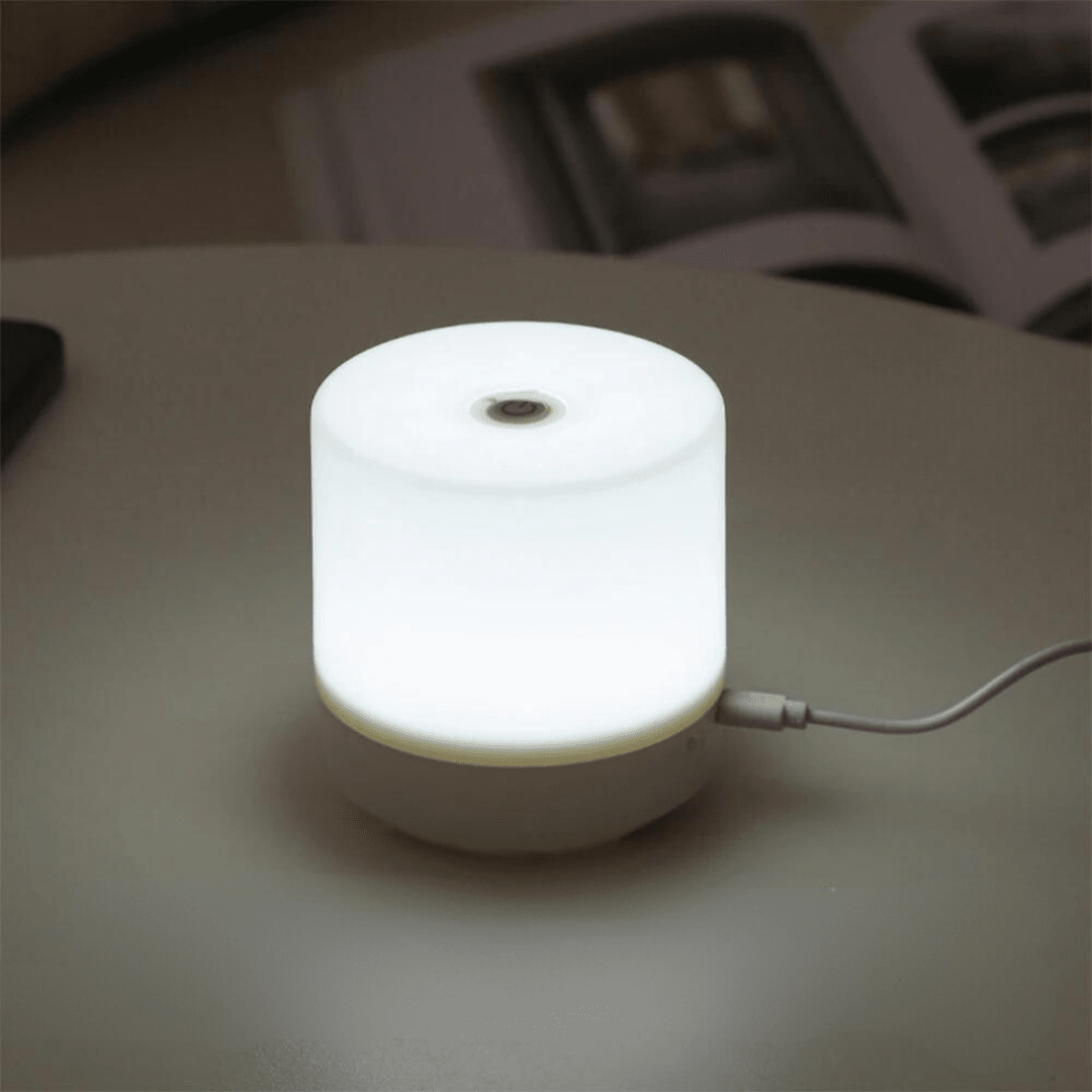 GlowEase – Compact LED Night Light with Touch Dimming - LivingLX