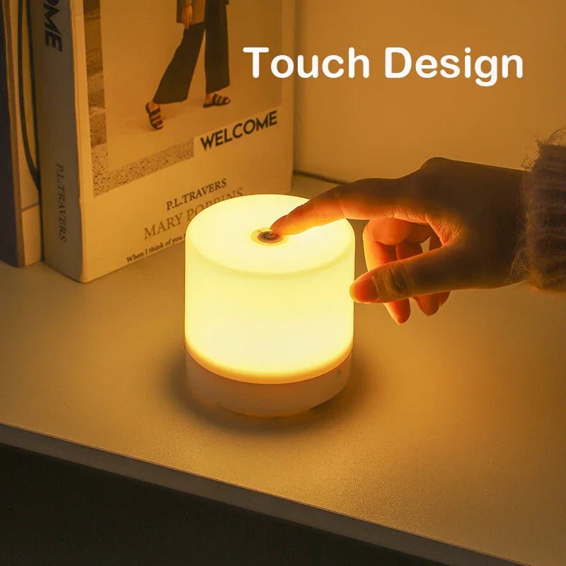 GlowEase – Compact LED Night Light with Touch Dimming - LivingLX