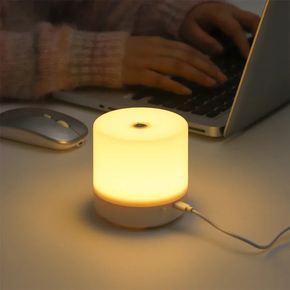 GlowEase – Compact LED Night Light with Touch Dimming - LivingLX