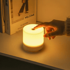 GlowEase – Compact LED Night Light with Touch Dimming - LivingLX