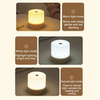 GlowEase – Compact LED Night Light with Touch Dimming - LivingLX