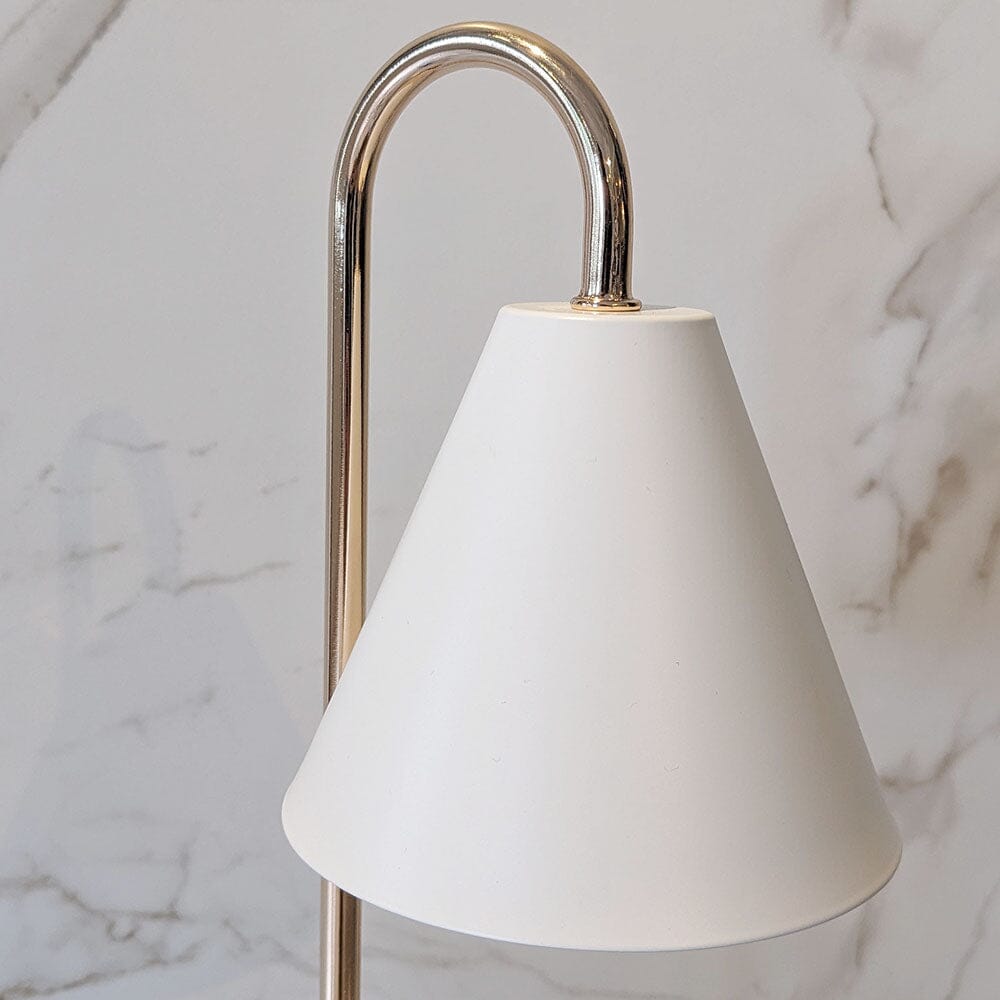 GlowHaven – Candle Warmer with Elegant Gold Accents - LivingLX