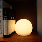 GlowSphere – Modern Table Lamp with Worldly Elegance - LivingLX
