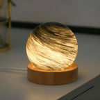 StellarGlow 3D Glass Table Lamp - view 3