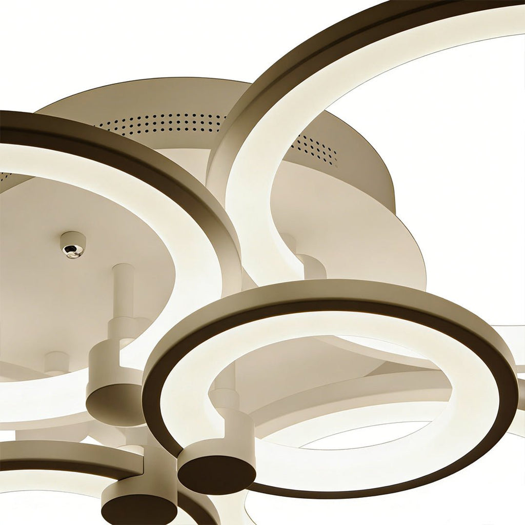 Halo Ring Semi-Flush Mount (16"–31") - LivingLX