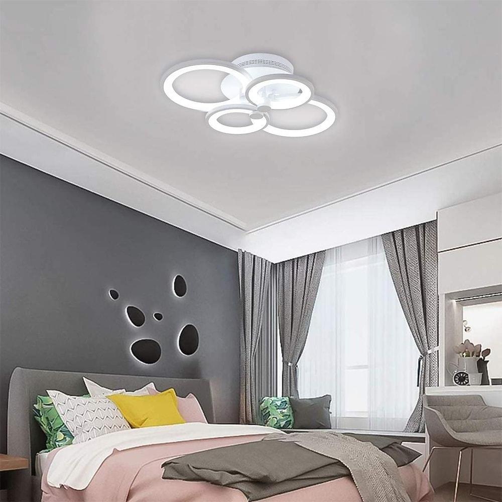 Halo Ring Semi-Flush Mount (16"–31") - LivingLX