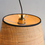 Haru Raffia Fabric Pendant (14"–16") - LivingLX