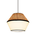 Haru Raffia Fabric Pendant (14"–16") - LivingLX