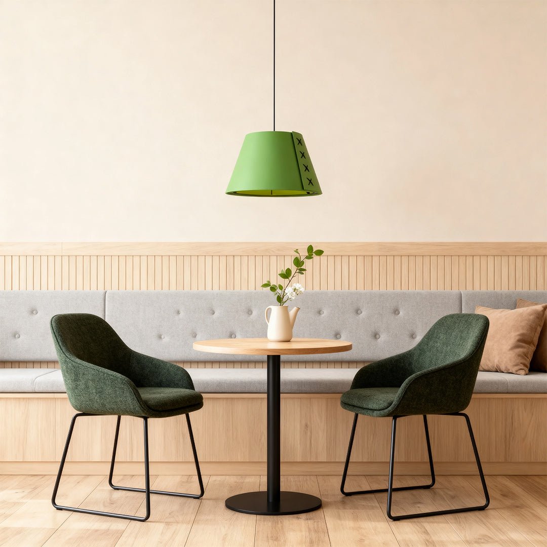 Indigo Felt Acoustic Pendant (13"–21") - LivingLX