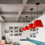 Indigo Felt Acoustic Pendant (13"–21") - LivingLX