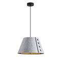 Indigo Felt Acoustic Pendant (13"–21") - LivingLX