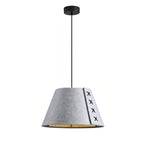 Indigo Felt Acoustic Pendant (13"–21") - LivingLX