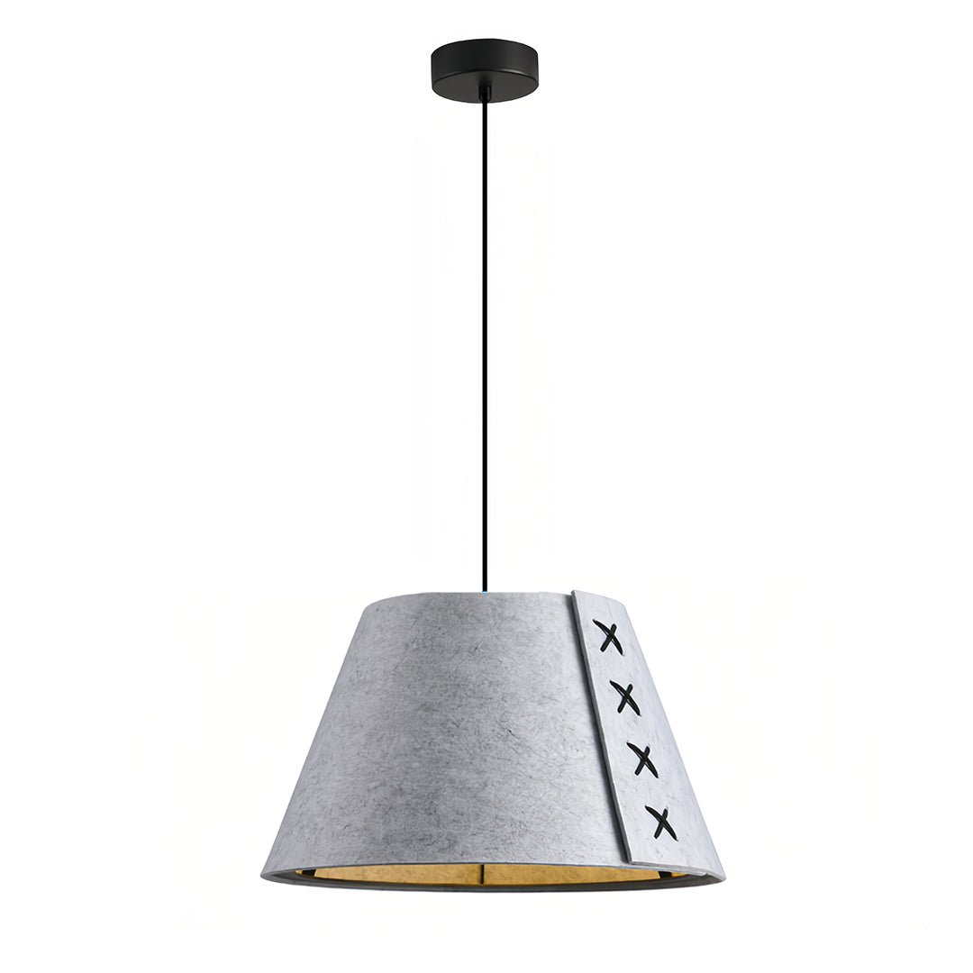 Indigo Felt Acoustic Pendant (13"–21") - LivingLX