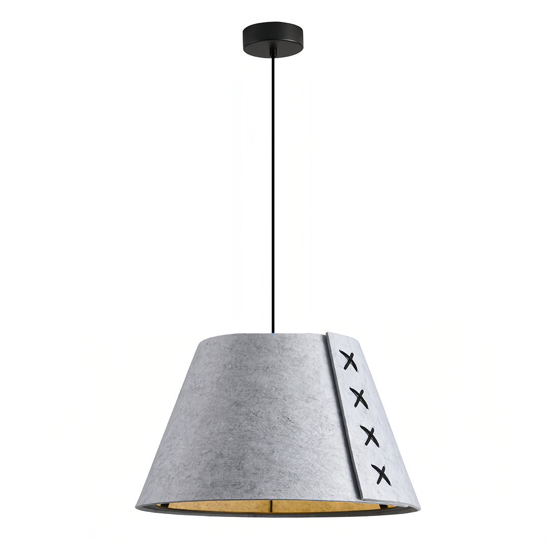 Indigo Felt Acoustic Pendant (13"–21") - LivingLX