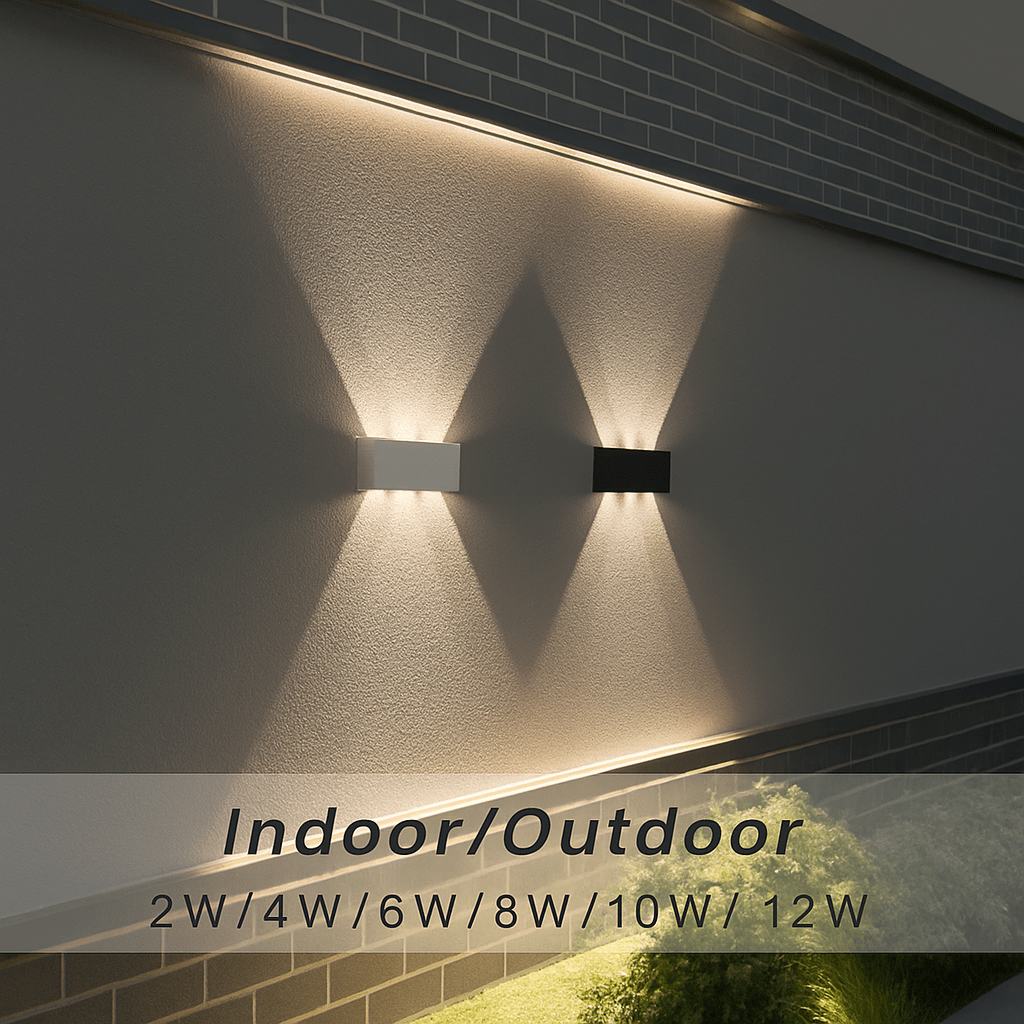IP65 Waterproof Outdoor LED Wall Sconce | Modern Up & Down Aluminum Wall Light for Porch, Garden & Stairs - LivingLX