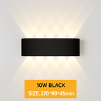 IP65 Waterproof Outdoor LED Wall Sconce | Modern Up & Down Aluminum Wall Light for Porch, Garden & Stairs - LivingLX