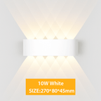IP65 Waterproof Outdoor LED Wall Sconce | Modern Up & Down Aluminum Wall Light for Porch, Garden & Stairs - LivingLX