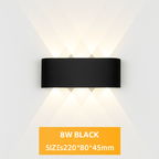 IP65 Waterproof Outdoor LED Wall Sconce | Modern Up & Down Aluminum Wall Light for Porch, Garden & Stairs - LivingLX