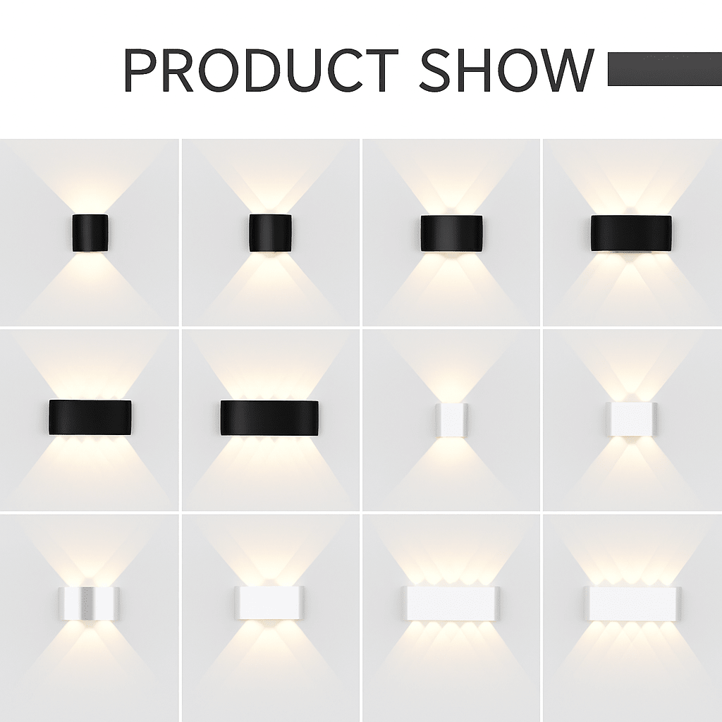 IP65 Waterproof Outdoor LED Wall Sconce | Modern Up & Down Aluminum Wall Light for Porch, Garden & Stairs - LivingLX
