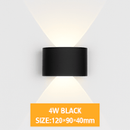 IP65 Waterproof Outdoor LED Wall Sconce | Modern Up & Down Aluminum Wall Light for Porch, Garden & Stairs - LivingLX