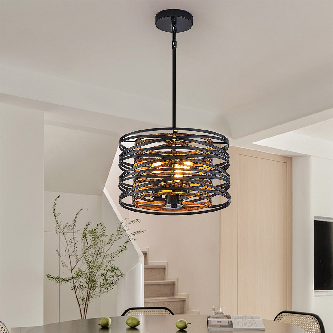 Ridley Drum Cage Pendant (13"–24")