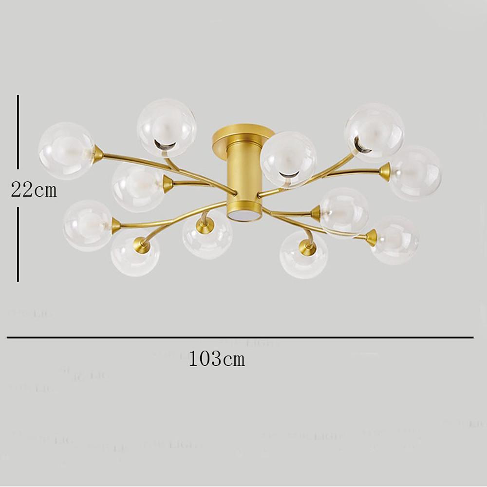 Orbit Globe Flush Mount (33")