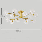 Orbit Globe Flush Mount (33")
