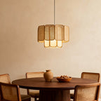 Kyoto Bamboo Rattan Pendant (16"–32") - LivingLX