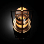 AuroraLux Cylindrical Table Lamp