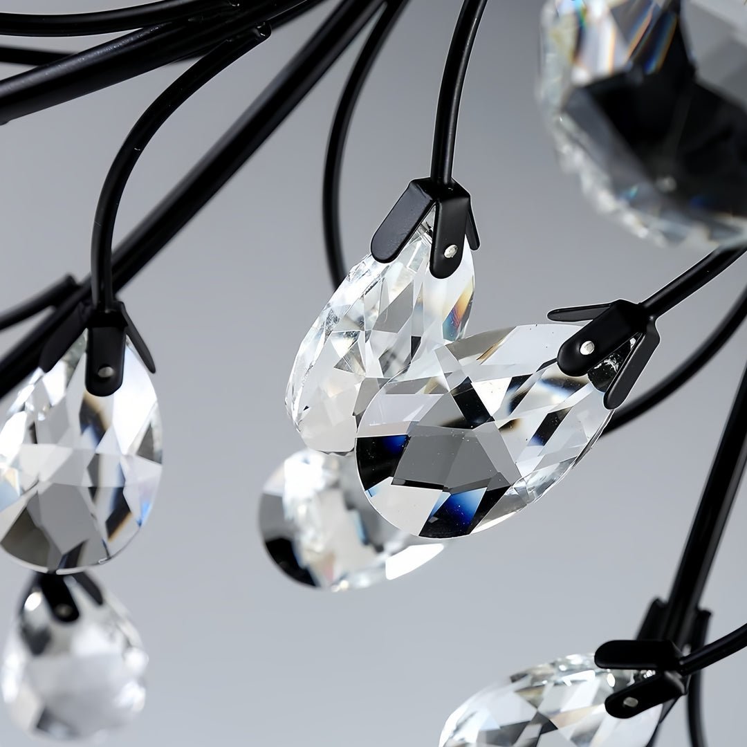 Laurel Crystal Chandelier (35") - LivingLX