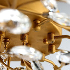 Laurel Crystal Chandelier (35") - LivingLX