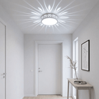 LED ceiling light Ø 28 cm — Warm & cool white, star pattern for hallway & entrance - LivingLX