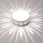 LED ceiling light Ø 28 cm — Warm & cool white, star pattern for hallway & entrance - LivingLX
