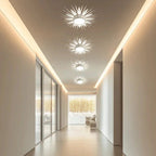 LED ceiling light Ø 28 cm — Warm & cool white, star pattern for hallway & entrance - LivingLX