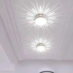 LED ceiling light Ø 28 cm — Warm & cool white, star pattern for hallway & entrance - LivingLX