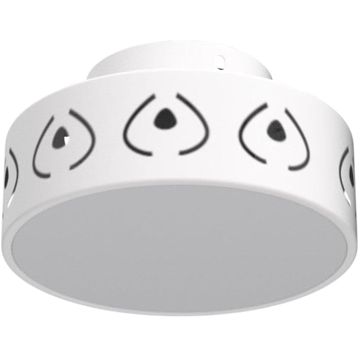 LED ceiling light Ø 28 cm — Warm & cool white, star pattern for hallway & entrance - LivingLX