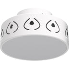 LED ceiling light Ø 28 cm — Warm & cool white, star pattern for hallway & entrance - LivingLX