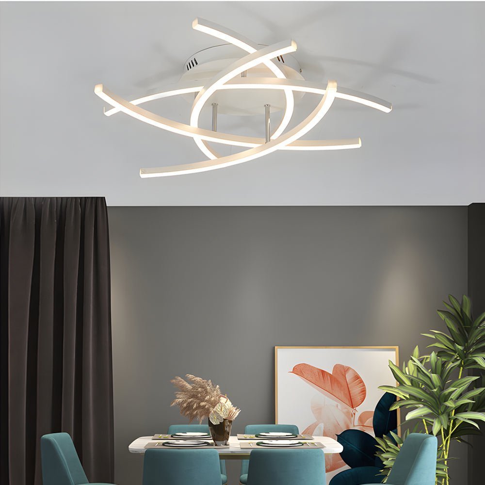 Linea LED Flush Mount (22"–39") - LivingLX
