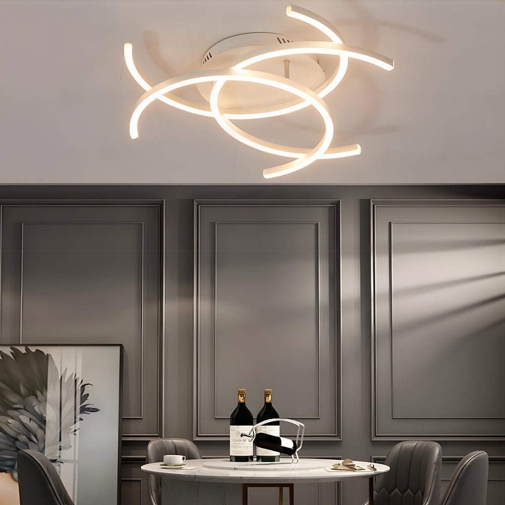 Linea LED Flush Mount (22"–39") - LivingLX