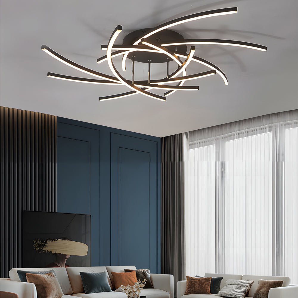 Linea LED Flush Mount (22"–39") - LivingLX