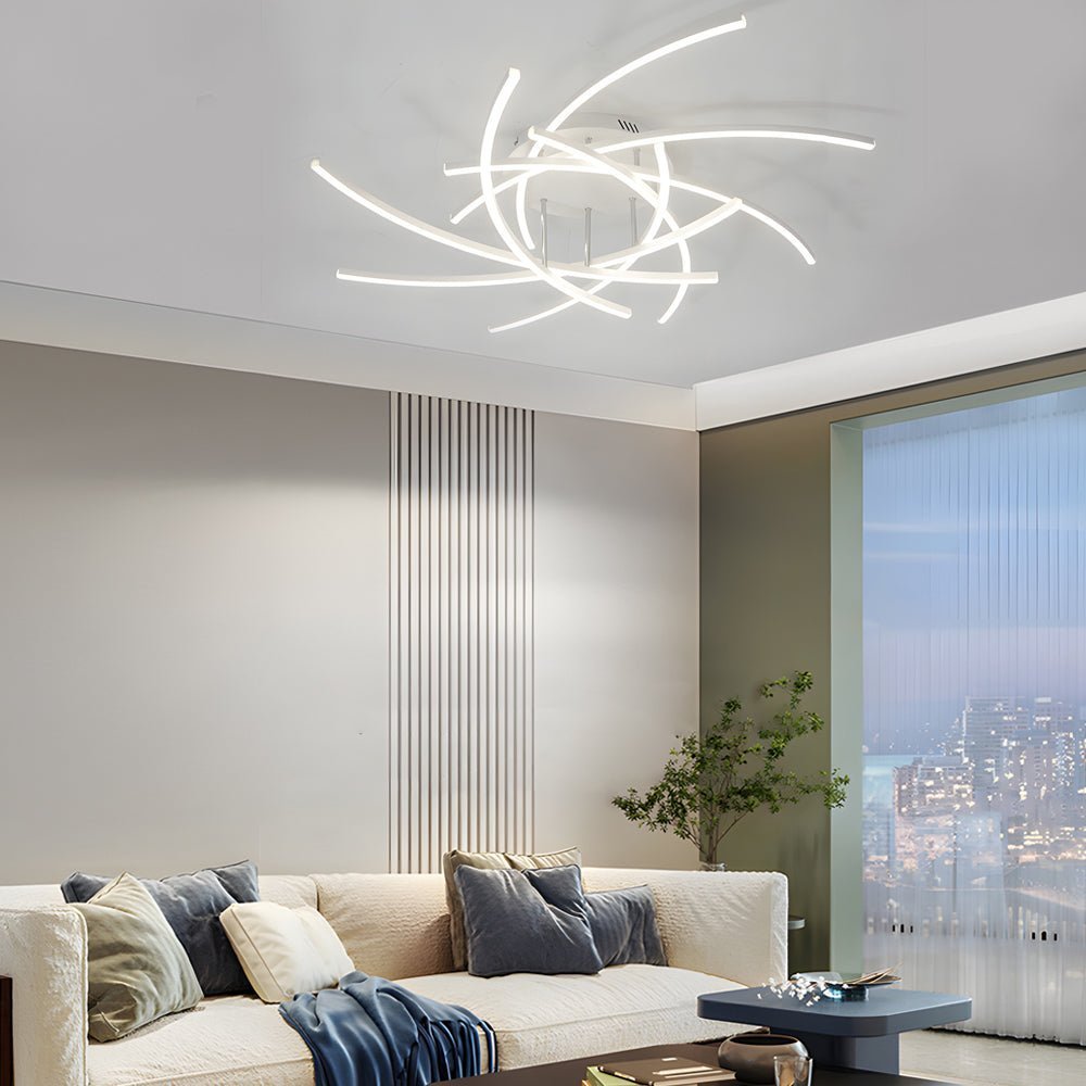 Linea LED Flush Mount (22"–39") - LivingLX