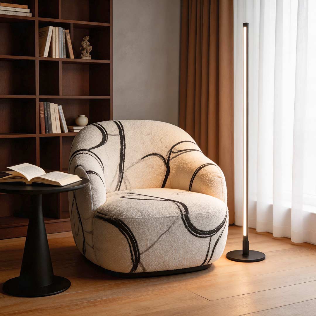 Linear Minimalist LED Floor Lamp - view 6