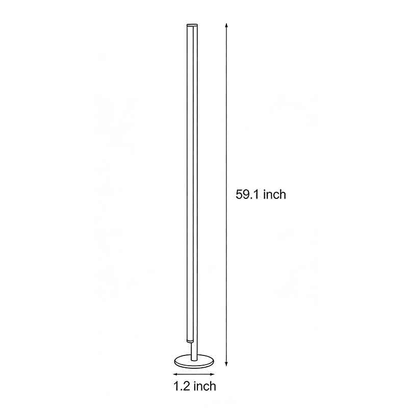 Stark Linear Floor Lamp (59")