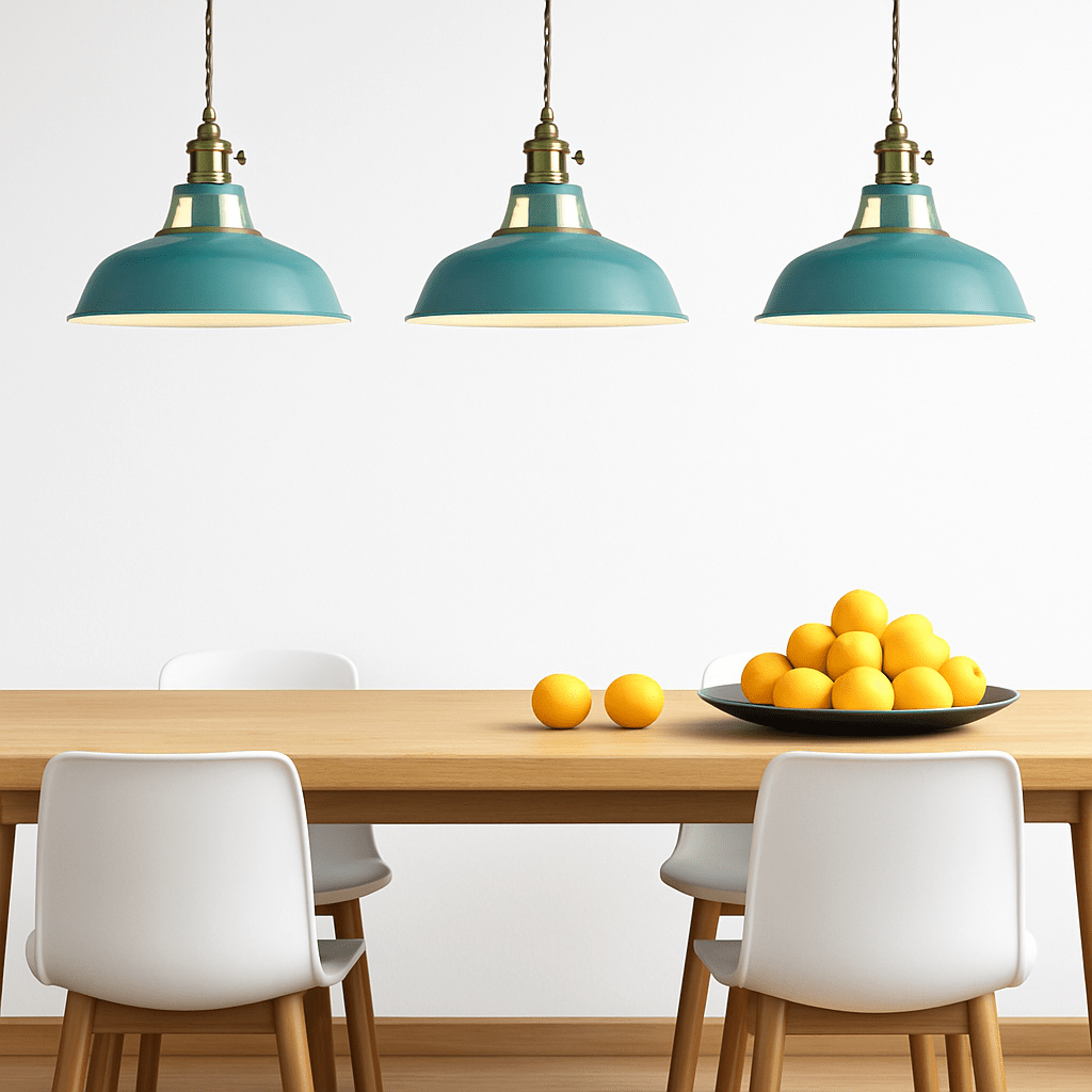 Loft Colorful Metal Pendant Light | Industrial Modern Hanging Lamp - LivingLX